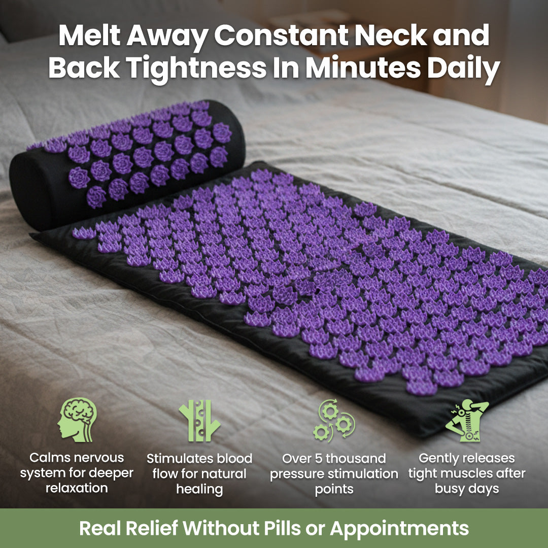 REJUVELLAX™ Shakti Mat + FREE Pillow & Carry bag